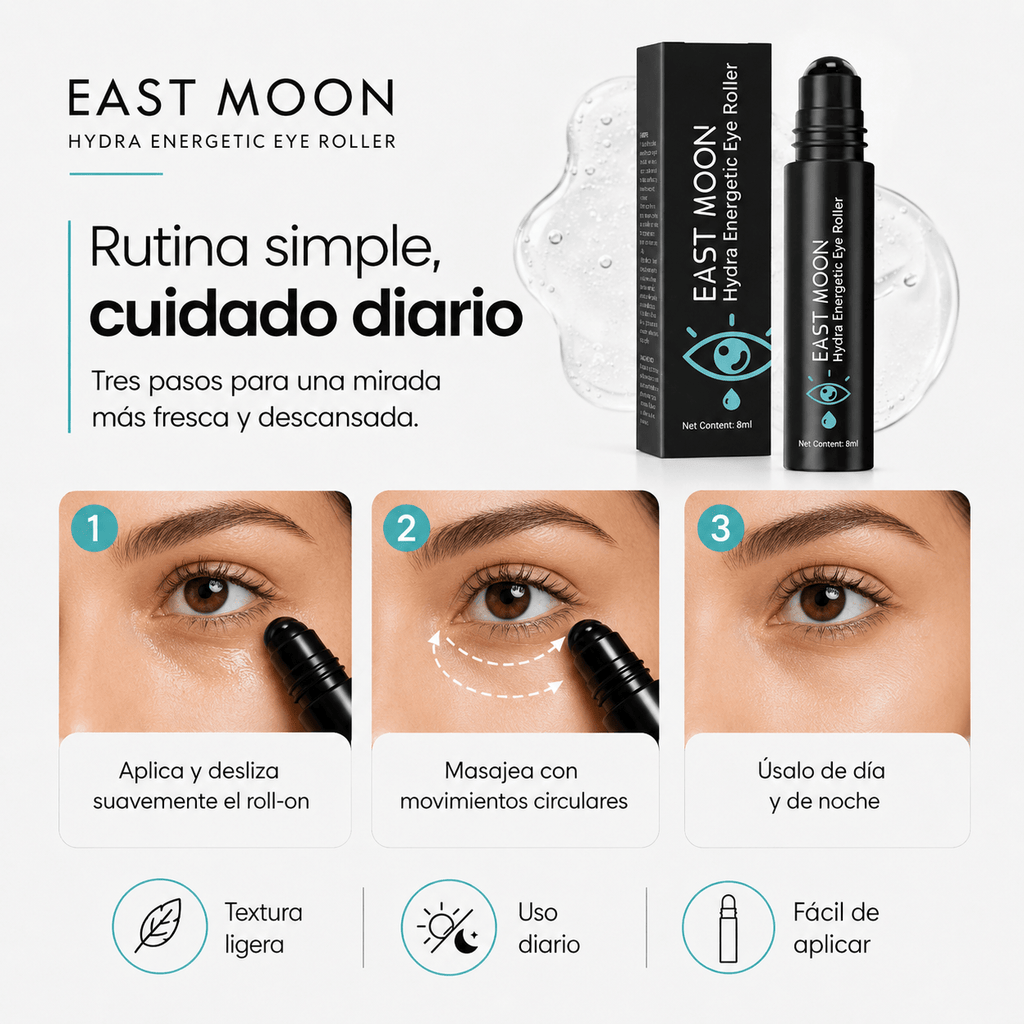 East Moon Eye Roller para Bolsas y Ojeras - Oferta Especial - AURÈNE