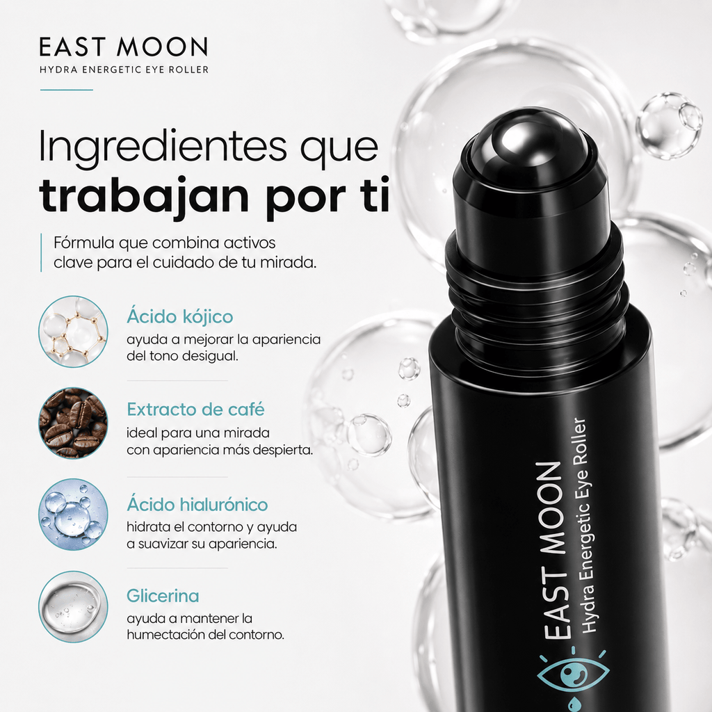 East Moon Eye Roller para Bolsas y Ojeras - Oferta Especial - AURÈNE