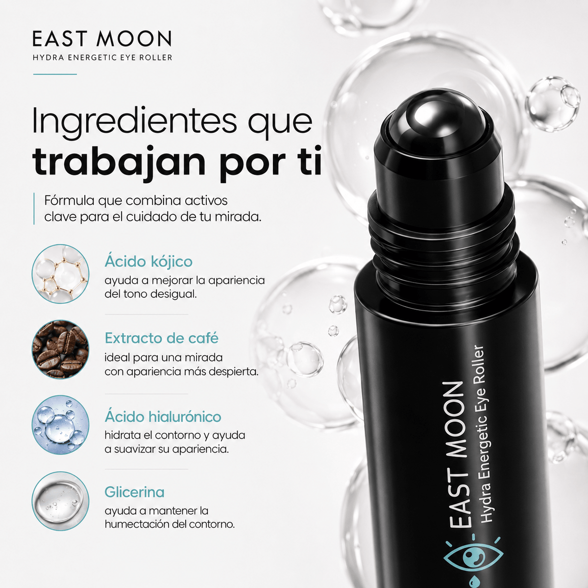 East Moon Eye Roller para Bolsas y Ojeras - Oferta Especial - AURÈNE
