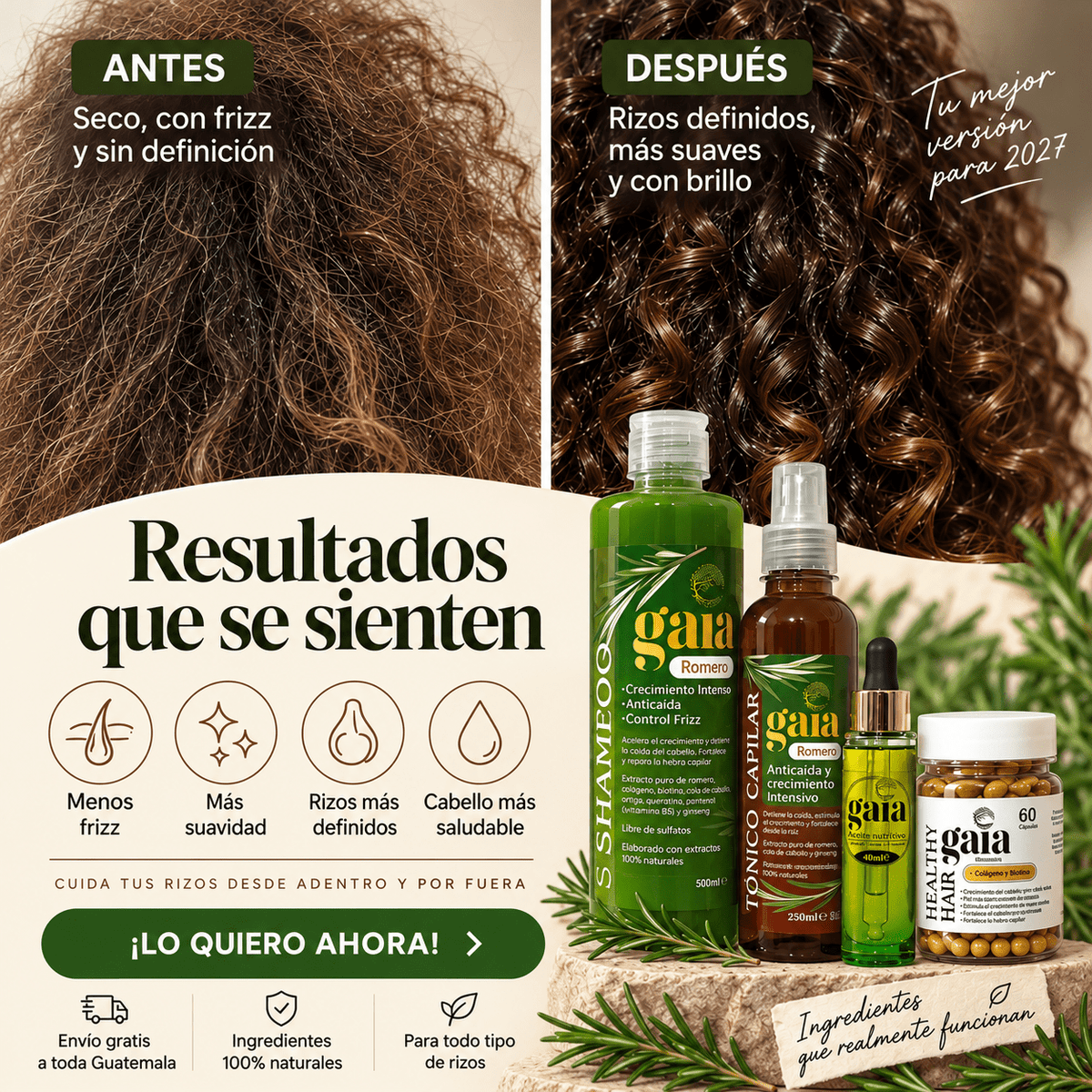 Kit Capilar crecimiento anticaida x 4H - AURÈNE