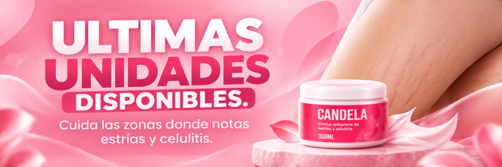 Últimas unidades disponibles de Candela crema corporal 300 ml
