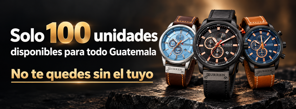 Solo 100 unidades del Curren 8291 disponibles para Guatemala