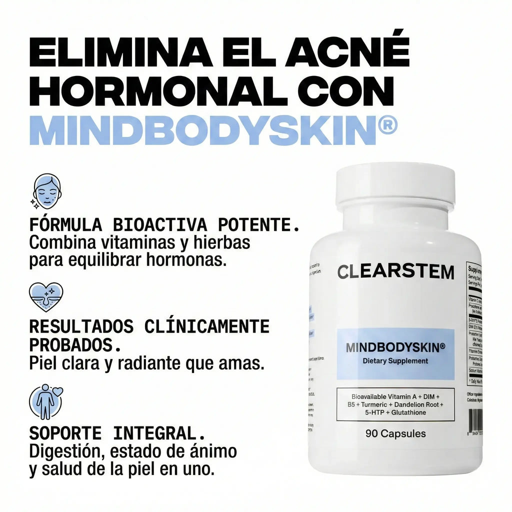 MindBodySkin La Formula 1 para combatir el ACNE hormonal - AURÈNE