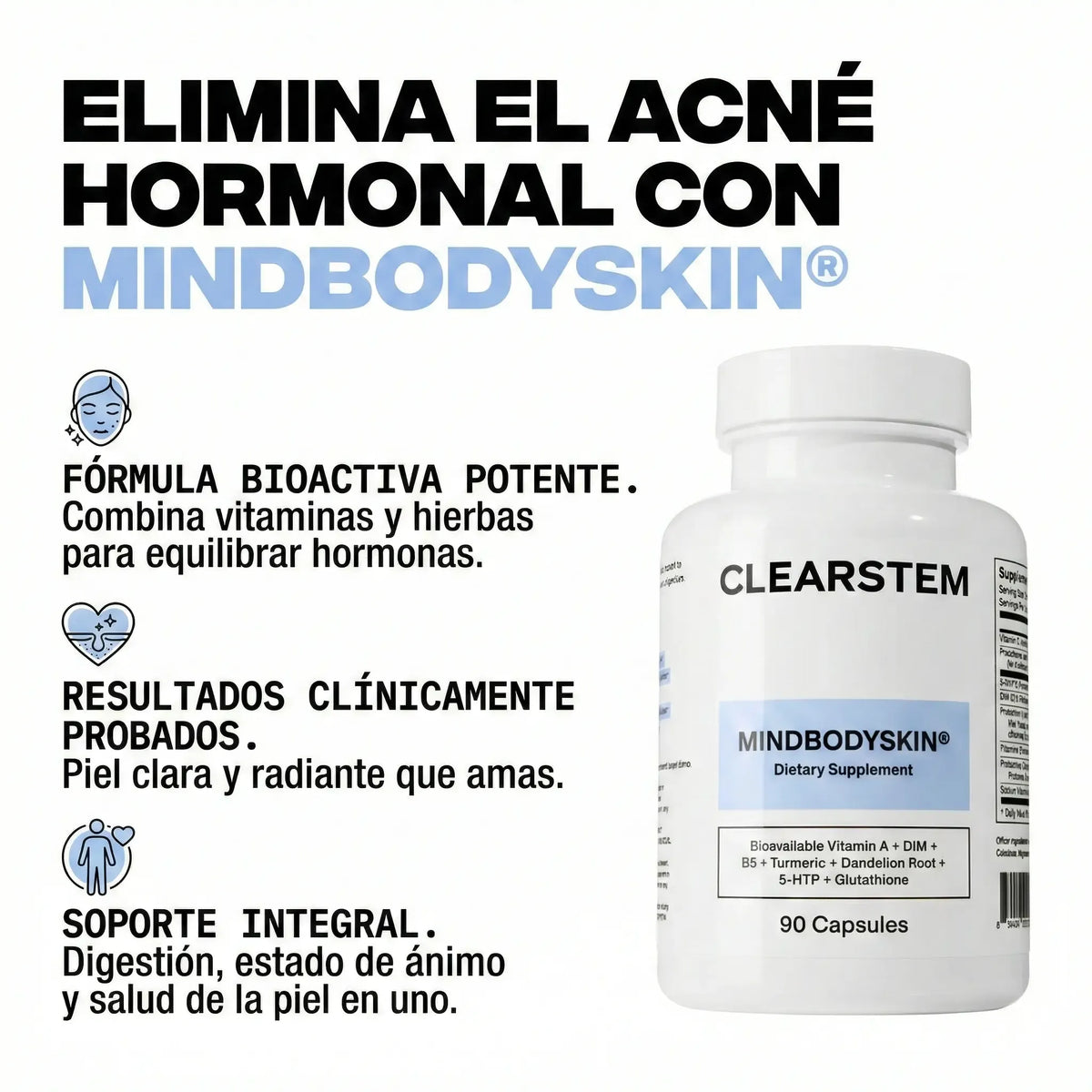 MindBodySkin La Formula 1 para combatir el ACNE hormonal - AURÈNE